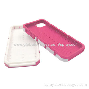 Dual Color and No Skid Texture Style Hard Case Cover for iPhone 5/5S, Various Colors are Available